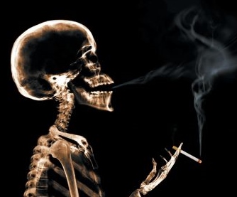 skeletor smoking